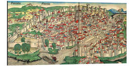 Aluminium print Florence around 1490