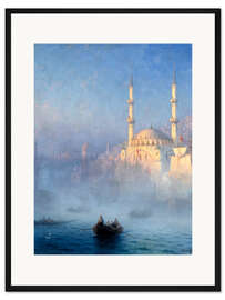 Gerahmter Kunstdruck Konstantinopel, die Nusretiye Moschee