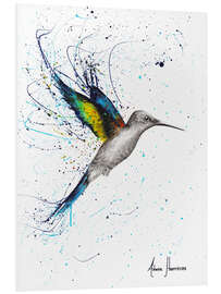 Foam board print Happy Hummingbird