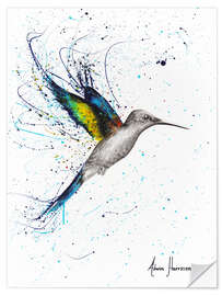 Wall sticker Happy Hummingbird