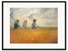 Gerahmter Kunstdruck Erntezeit