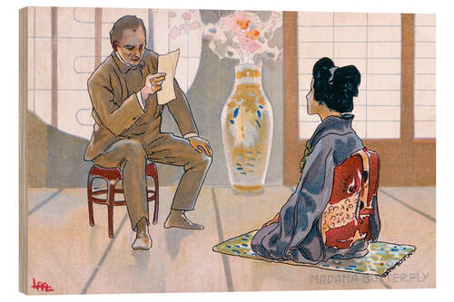 Stampa su legno Madama Butterfly II