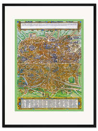 Gerahmter Kunstdruck Rom 30 n. c.