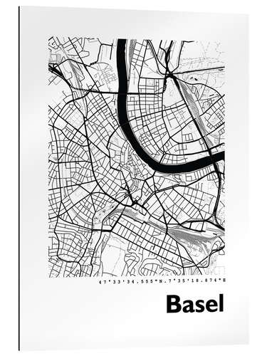 Galleriataulu City map of Basel