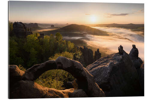 Gallery print Scenic view in Saxon Switzerland