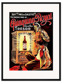 Gerahmter Kunstdruck Guinquina Royal