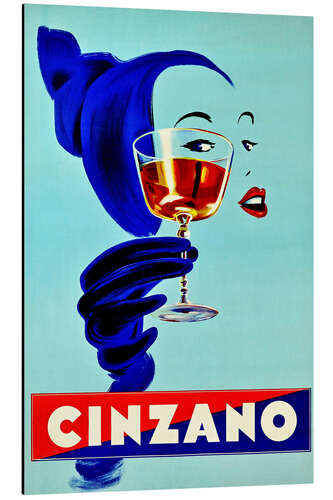 Tableau en aluminium Cinzano