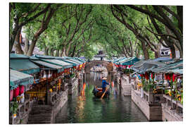 Tableau en aluminium Village d'eau de Tongli, Chine