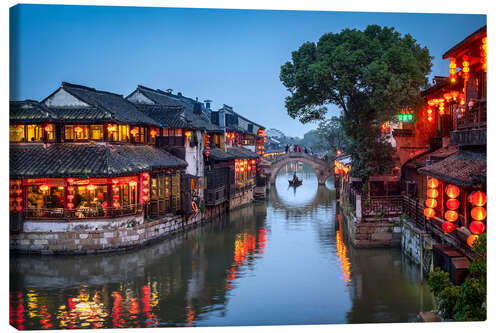 Canvas-taulu Water Village Xitang, China