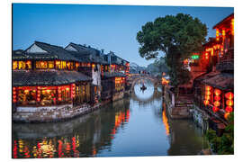 Magnettafel Wasserdorf Xitang, China