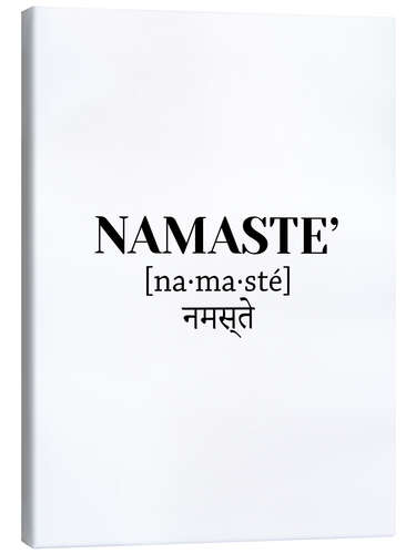 Tableau sur toile Namaste