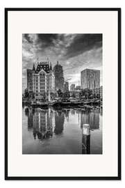 Gerahmter Kunstdruck Oudehaven Rotterdam