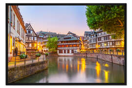 Gerahmter Kunstdruck Strassburg, Petit France