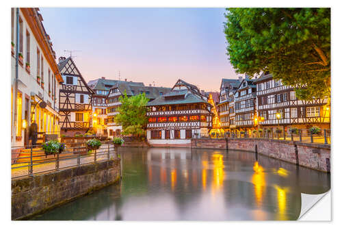 Sticker mural Petite France à Strasbourg