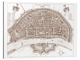 Magnettafel Köln 1650