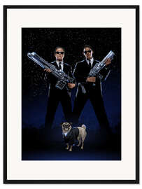 Gerahmter Kunstdruck MIB