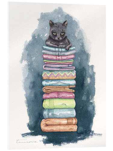 Acrylic print The throne of the cat