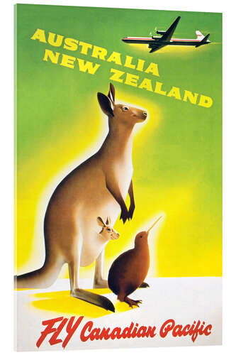 Stampa su vetro acrilico Australia, New Zealand