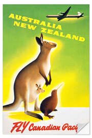 Wall sticker Australia, New Zealand