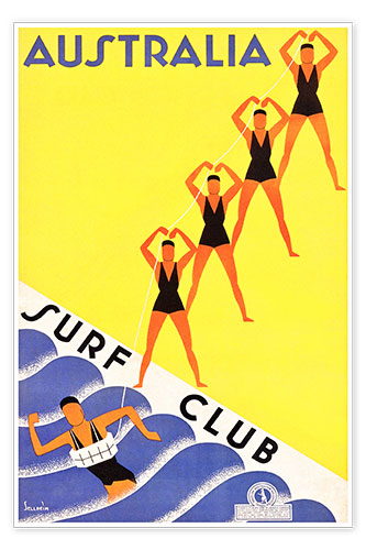 Poster Australia, Surf Club