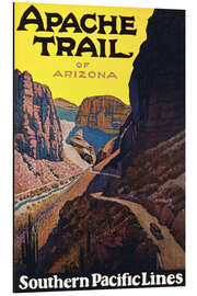 Tableau en aluminium Apache Trail of Arizona (anglais)