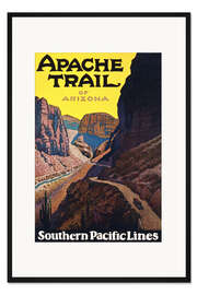 Gerahmter Kunstdruck Apache Trail (englisch)