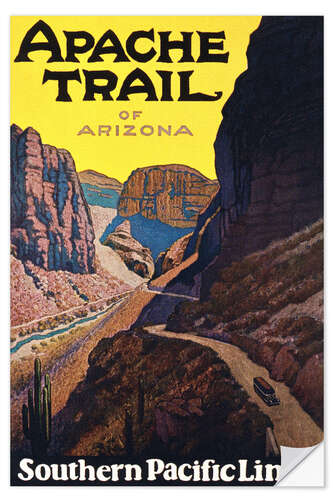 Sticker mural Apache Trail of Arizona (anglais)