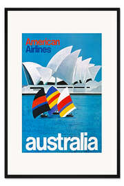 Gerahmter Kunstdruck American Airlines, Australien