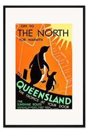 Gerahmter Kunstdruck Queensland (englisch)