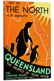 Magnettafel Queensland (englisch)