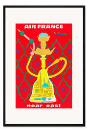 Gerahmter Kunstdruck Air France, Near East (englisch)
