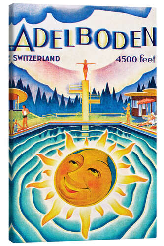 Leinwandbild Adelboden