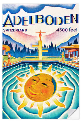 Wandsticker Adelboden