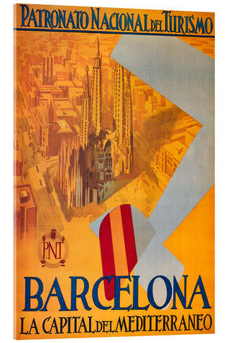 Acrylic print Barcelona (Spanish)