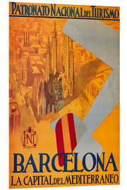 Foam board print Barcelona (Spanish)