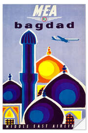 Vinilo para la pared Bagdad, Middle East Airlines