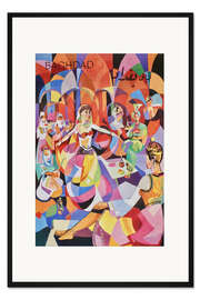 Gerahmter Kunstdruck Bagdad