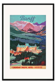 Gerahmter Kunstdruck Banff (englisch) II