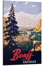 Magnettafel Banff (englisch) I - Vintage Travel Collection