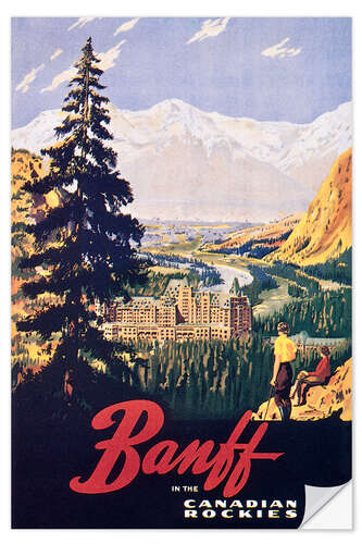 Naklejka na ścianę Banff I
