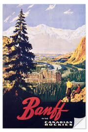 Muursticker Banff I