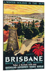 Magnettafel Brisbane (englisch)