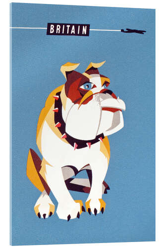 Acrylic print British Bulldog (English)