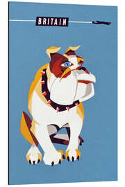 Magnettafel Britische Bulldogge (englisch)