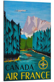 Magnettafel Kanada Air France (Englisch)