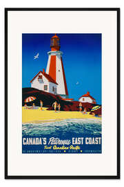 Gerahmter Kunstdruck Kanadas Ostküste (englisch)