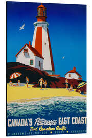 Magnettafel Kanadas Ostküste (englisch)