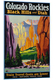 Quadro em PVC Colorado Rockies (English)