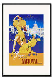 Gerahmter Kunstdruck Hotel National von Kuba (spanisch)