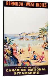 Magnettafel Bermuda West Indies (englisch)